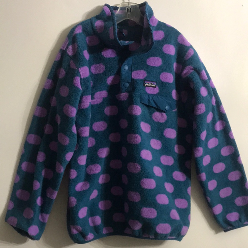 Patagonia Girls Kids 1/4 Fleece Snap Pullover